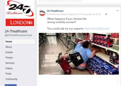 accident with mobility scooter